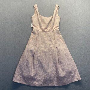 BCBG Paris Size 2 Betsy Dress,Blush,Pockets,Lined,Women's,Sleeveless,Preppy,Zipp